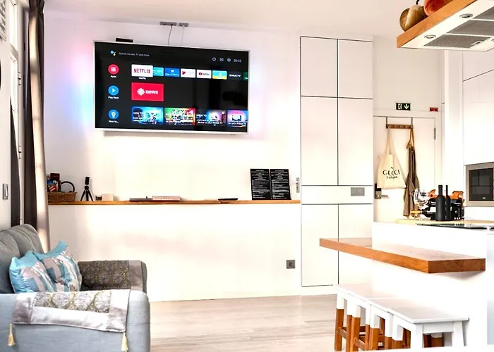 公寓 Cristalia,roof Terrace In Center, Garage, Netflix 75inch Tv 丰沙尔