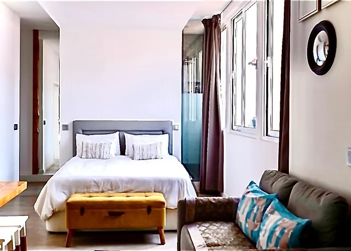 Cristalia,roof Terrace In Center, Garage, Netflix 75inch Tv Apartamento *
